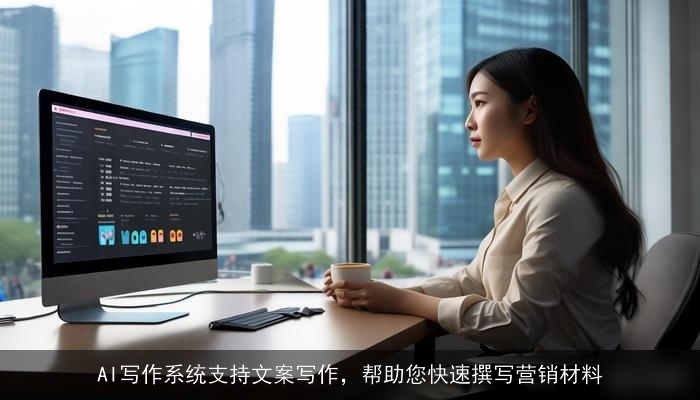 AI写作系统支持文案写作，帮助您快速撰写营销材料