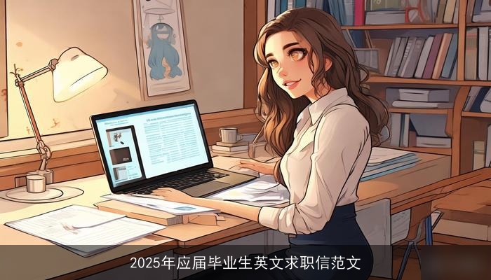 2025年应届毕业生英文求职信范文