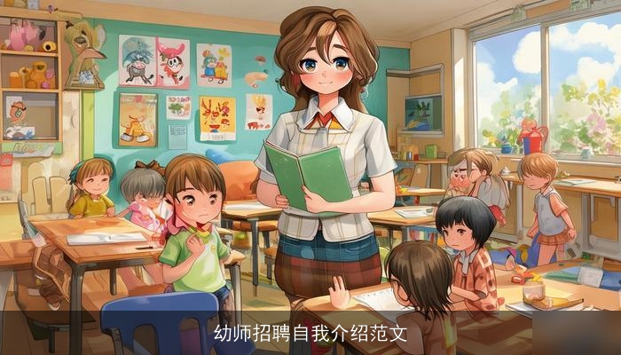 幼师招聘自我介绍范文