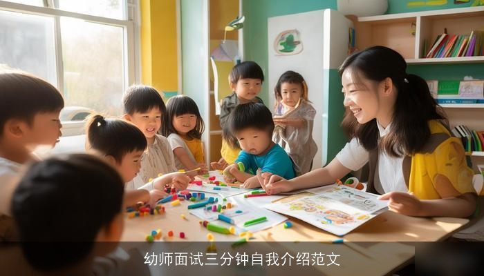 幼师面试三分钟自我介绍范文