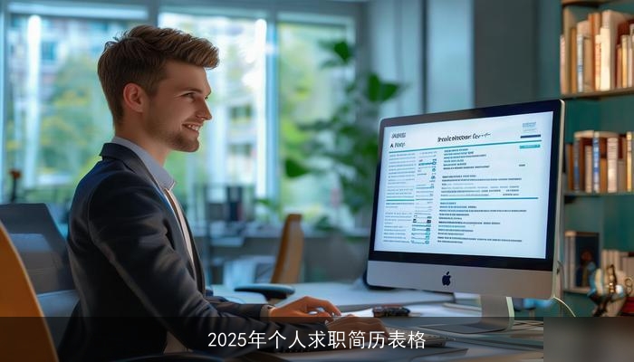 2025年个人求职简历表格