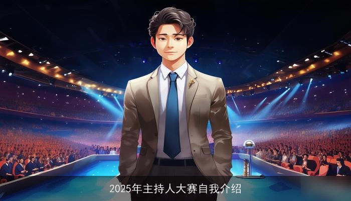 2025年主持人大赛自我介绍