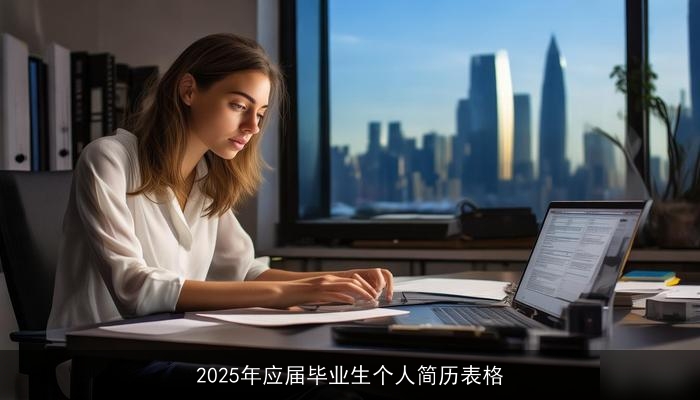 2025年应届毕业生个人简历表格