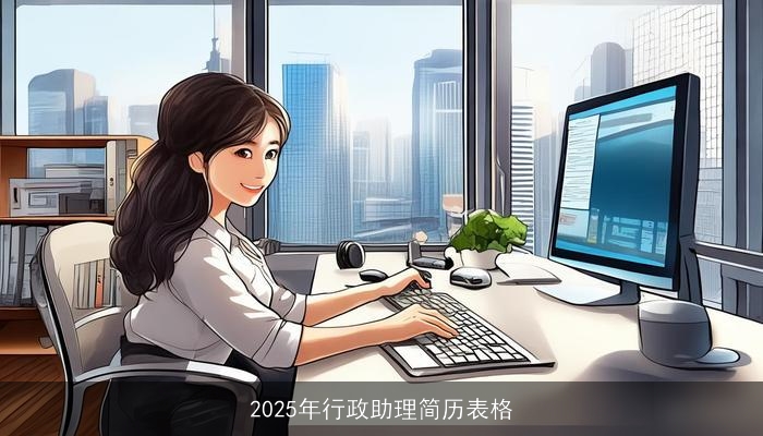 2025年行政助理简历表格