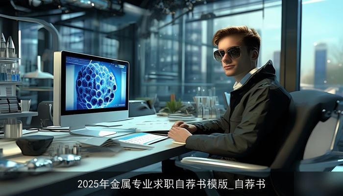 2025年金属专业求职自荐书模版_自荐书