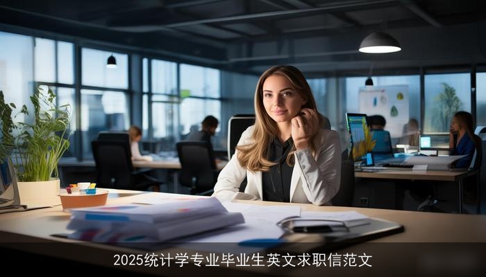 2025统计学专业毕业生英文求职信范文