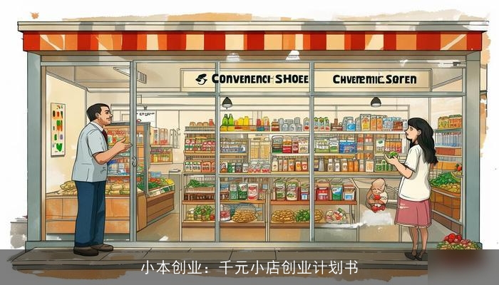 小本创业：千元小店创业计划书