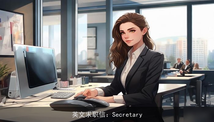 英文求职信：Secretary