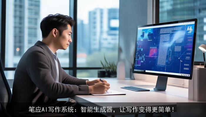 笔应AI写作系统：智能生成器，让写作变得更简单！