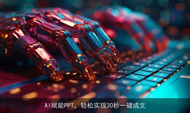 AI赋能PPT，轻松实现30秒一键成文