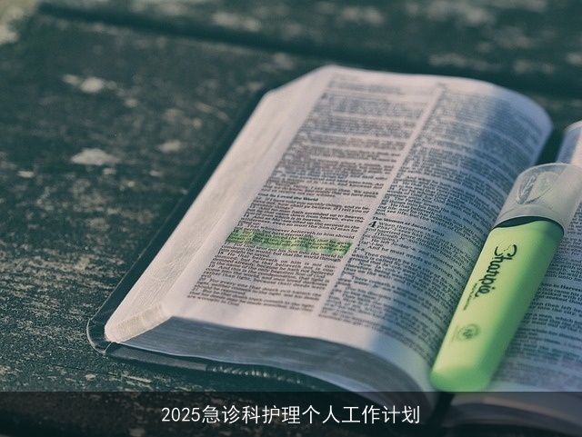 2025年急诊科护理个人职业成长与发展计划