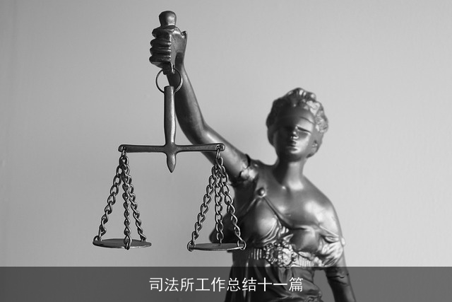 司法所工作总结十一篇