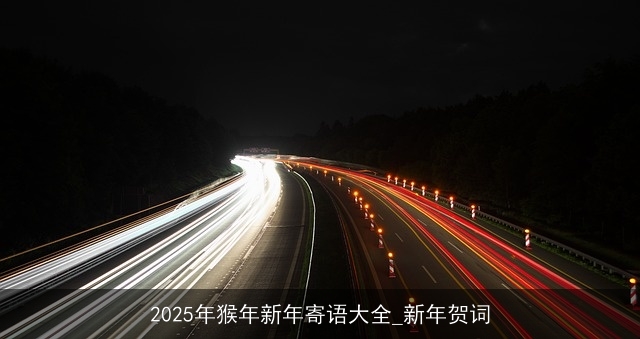 2025年猴年新年寄语大全_新年贺词