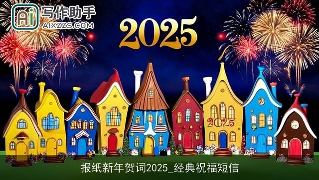 报纸新年贺词2025_经典祝福短信