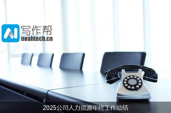 2025公司人力资源年终工作总结