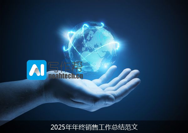 2025年年终销售工作总结范文