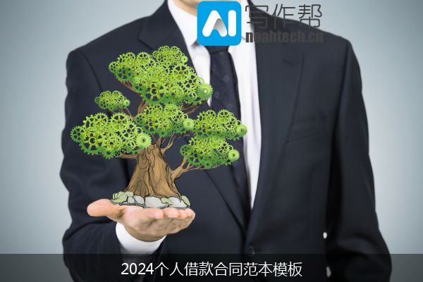 2024个人借款合同范本模板