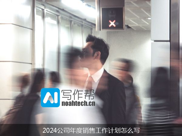 2024公司年度销售工作计划怎么写