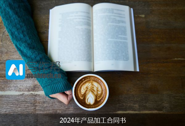 2024年产品加工合同书