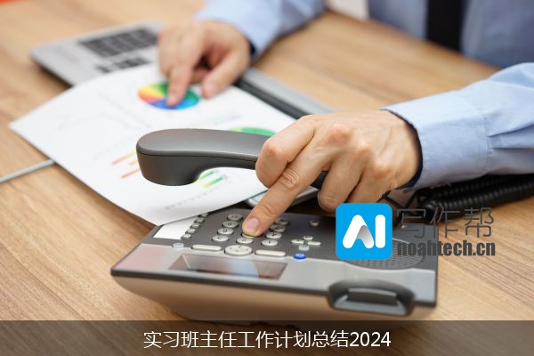 实习班主任工作计划总结2024