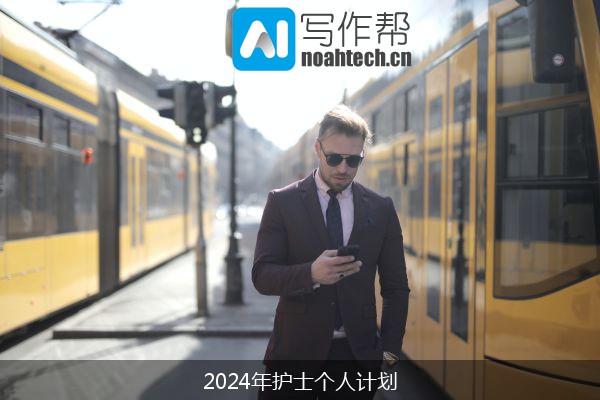 2024年护士个人计划