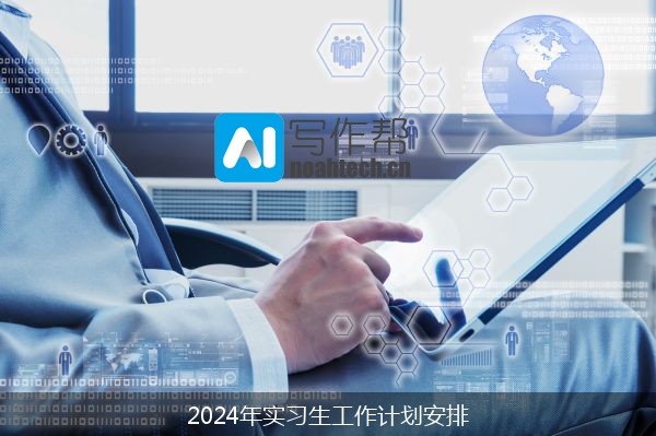 2024年实习生工作计划安排